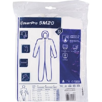 Combinaison de protection Coverpro 5M20 Coverguard-Workwear - Taille: XL-Lire la description
