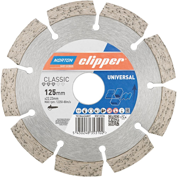 Clipper Diamant-Trenn Clauni 18100 125x22,23 mm-Lire la description