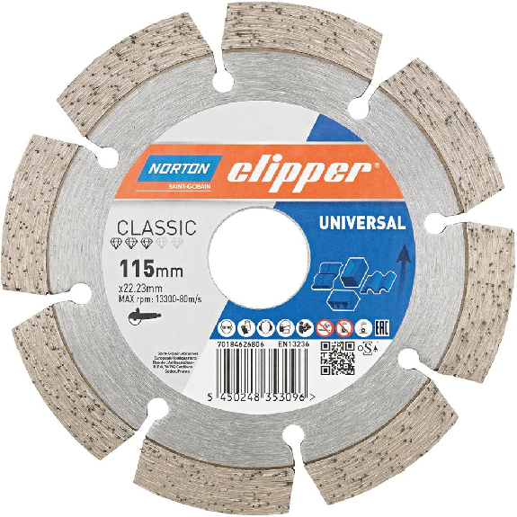 Clipper Diamant-Trenn CLAUni 18100 115x22,23 mm Clipper Diamant-Trenn CLAUni 18100 115x22,23 mm-Beschreibung lesen