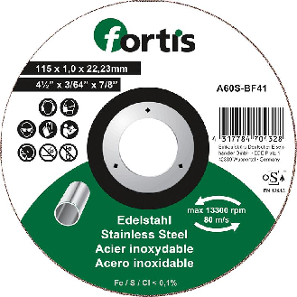 Trennscheibe Edelstahl 115 x 1,0mm gerade-Beschreibung lesen