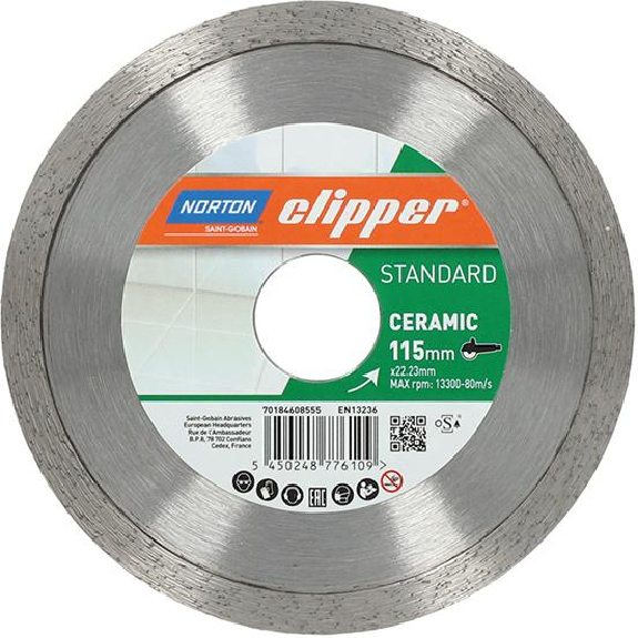 Diamantscheibe Standard Ceramic Ø115 Diamantscheibe Standard Ceramic Ø115-Beschreibung lesen
