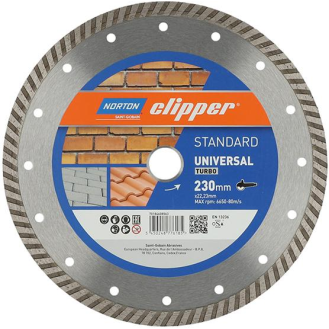 Diamantscheibe Standard Univl Turbo Ø230-Beschreibung lesen