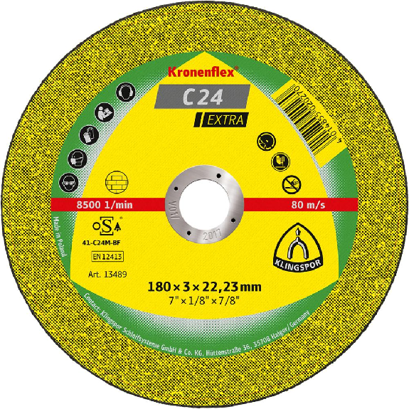 Trennscheibe C24 Extra 115x2,5mm Gekr.-Lire la description