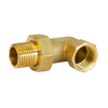 Coude raccord MF laiton  Ø 3/8"*