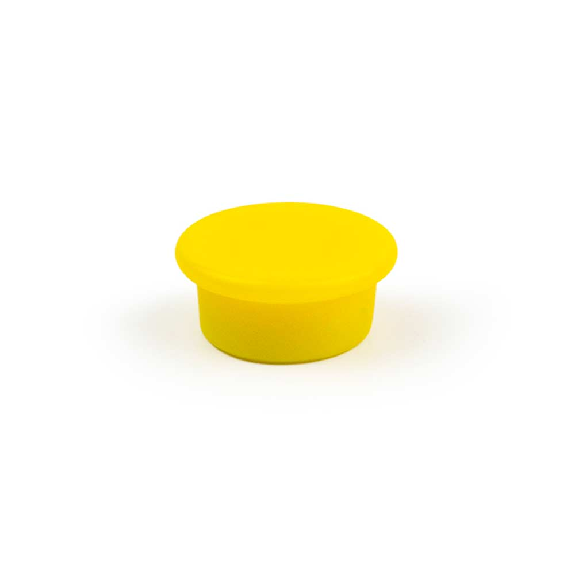 Imán redondo amarillo 18 mm x 9 mm-Leer más