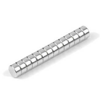 Aimant néodyme rond Diamètre 4mm x 2mm Puissance 0,37kg-Lire la description