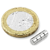 Imán de neodimio redondo Diámetro 4 mm x 3 mm de potencia 0.49 kg