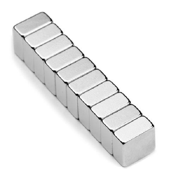 Imán cuadrado 8 mm x 8 mm x 4 mm de potencia 2.3 kg-Leer más