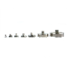 Magnet mit gewindeschaft M5 - Durchmesser 25 mm - Leistung 22 kg