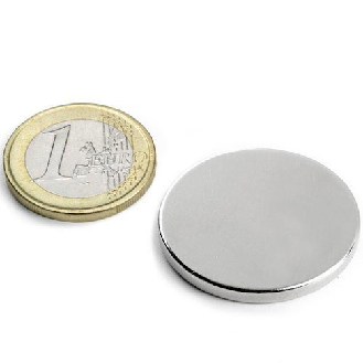 Magnete neodimio rotondo - Diametro 30mm x 3mm Potenza 6,76 kg-Leggi tutto