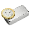 Imàn neodimio en forma rectangular 40 mm x 20 mm x 10 mm de potencia 24.5 kg