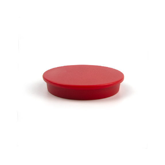 Imán redondo rojo 40 mm x 9 mm-Leer más