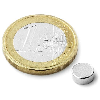 Magnete neodimio rotondo - Diametro 6 mm x 2 mm Potenza 0,64 kg