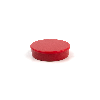Aimant dans bloc rond rouge 30mm x 9mm