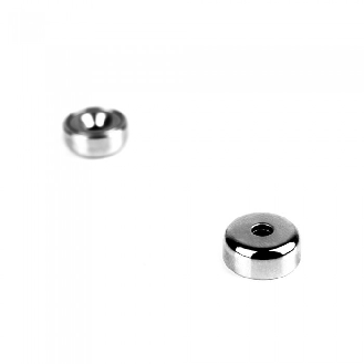 Aimant dans coque acier avec trou biseauté Diametre 12mm Puissance 2,8kg-Lire la description