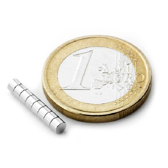 Runde Neodym -Magnetdurchmesser 3 mm x 2 mm Leistung 0,23 kg-Beschreibung lesen