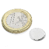 Imán de neodimio redondo Diámetro 12 mm x 1 mm de potencia 0.75 kg