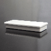 Imán blanco rectángulo 55 mm x 22 mm x 8.5 mm