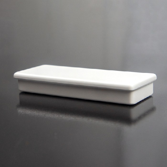 Imán blanco rectángulo 55 mm x 22 mm x 8.5 mm-Leer más