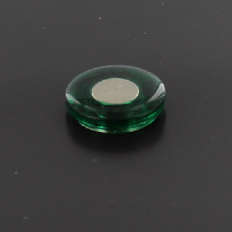 Magnete traslucido rotondo 20mm verde-Leggi tutto