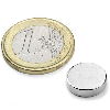Magnete neodimio rotondo - Diametro 12mm x 3mm Potenza 2,5 kg