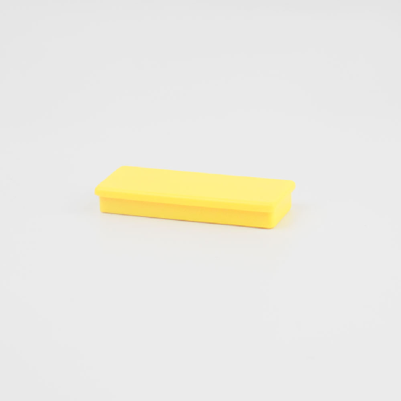 Imán amarillo rectángulo 55 mm x 22 mm x 8.5 mm-Leer más