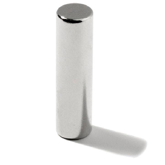 Aimant cylindrique Diamètre 8mm Hauteur 30mm Puissance 2,7kg-Lire la description