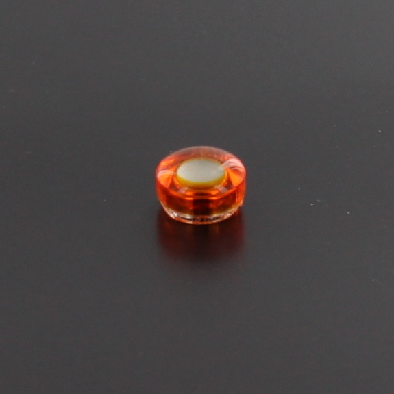 Imán translúcido de 10 mm naranja-Leer más