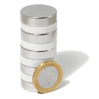 Imán de neodimio redondo Diámetro 25 mm x 7 mm de alimentación 13.9 kg-Leer más