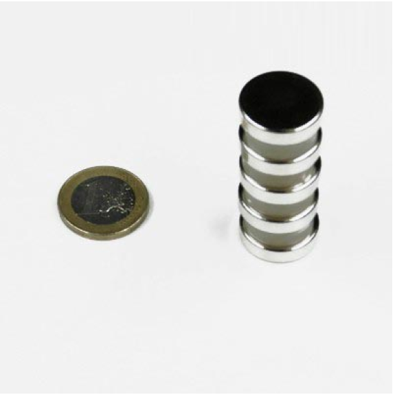 Magnete neodimio rotondo - Diametro 20mm x 5mm Potenza 8,36 kg-Leggi tutto