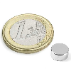 Aimant néodyme rond Diamètre 8mm x 4mm Puissance 1,91kg