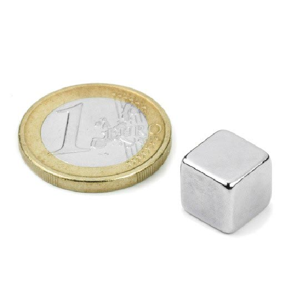 Cubo magnético 10x10x10mm potencia 5.4 kg-Leer más