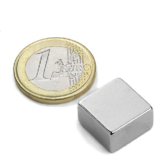 Imán cuadrado 15 mm x 15 mm x 8 mm de alimentación 9.1 kg-Leer más