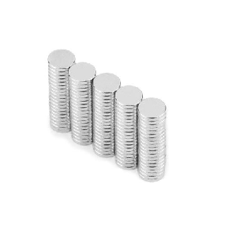 Imán de neodimio redondo Diámetro 6 mm x 1mm de potencia 0.31 kg-Leer más