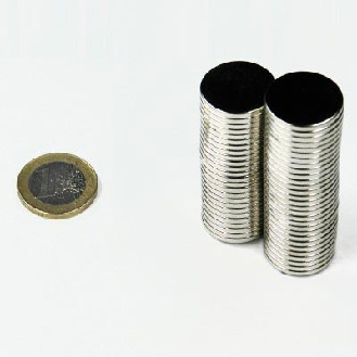 Aimant néodyme rond Diamètre 20mm x 2mm Puissance 3kg-Lire la description