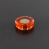 Aimant translucide rond 20mm orange