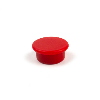 Imán redondo rojo 18 mm x 9 mm-Leer más
