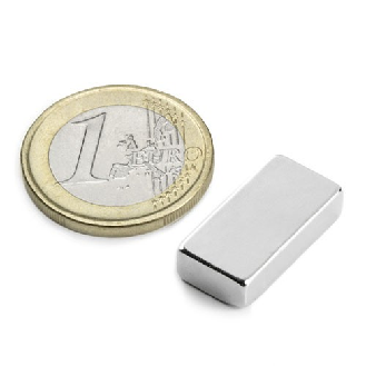 Aimant rectangulaire néodyme 20mm x 10mm x 5mm Puissance 6,4kg-Lire la description
