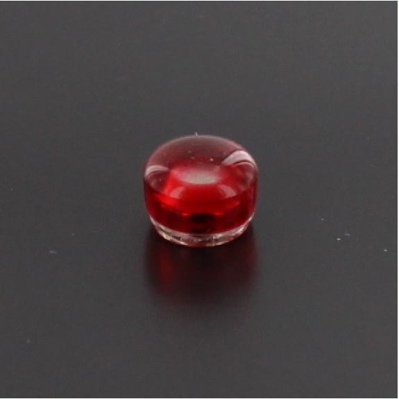 Magnete traslucido rotondo 10mm rosso-Leggi tutto