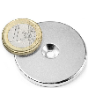 Runder magnet mit senkbohrung - Durchmesser 42 mm Leistung 13 kg