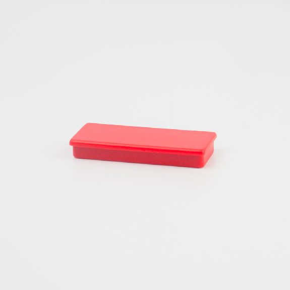 Rechtekiger magnet rot 55 mm x 22 mm x 8,5 mm Rechtekiger magnet rot 55 mm x 22 mm x 8,5 mm-Beschreibung lesen