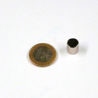 Aimant néodyme rond diametre 10mm x 10mm Puissance 4,31kg-Lire la description