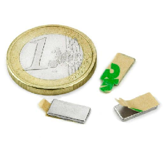 Selbstklebender Magnet 10 mm x 5 mm x 1 mm Leistung 0,45 kg-Beschreibung lesen