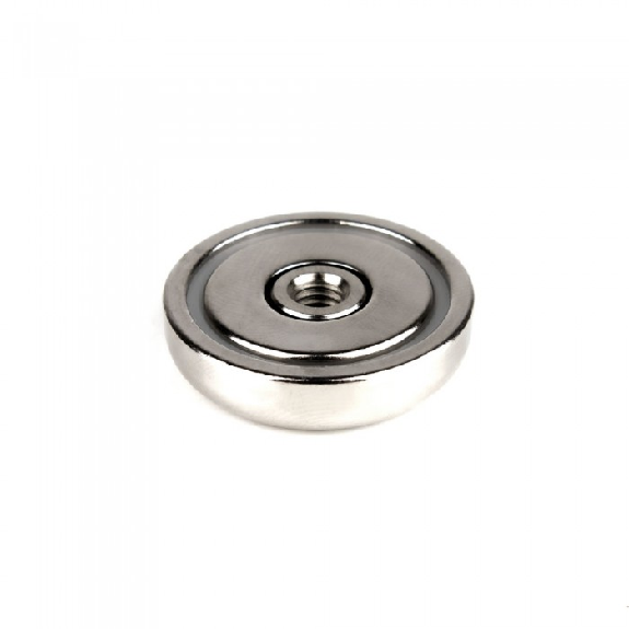 Imán con rosca interior M6  - Diámetro 32 mm - potencia 23 kg-Leer más