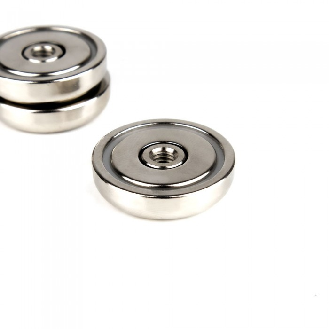 Aimant à trou taraudé 32mm filetage M6 Puissance 23kg-Lire la description