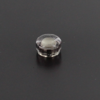 Aimant translucide rond 10mm gris fumé-Lire la description