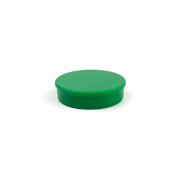 Imán redondo verde 30 mm x 9 mm-Leer más