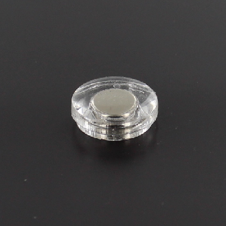 Aimant translucide rond 20mm transparent-Lire la description