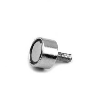 Imán con rosca exterior M3  - Diámetro 10 mm - potencia 2.5 kg-Leer más