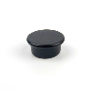 Aimant dans bloc rond noir 18mm x 9mm